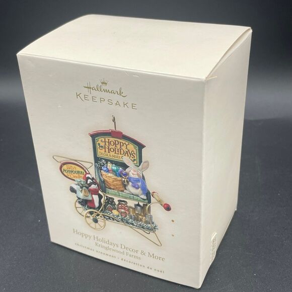 Hallmark Keepsake Christmas Tree Ornament Hoppy Holidays Kringlewood Farms - Picture 7 of 7